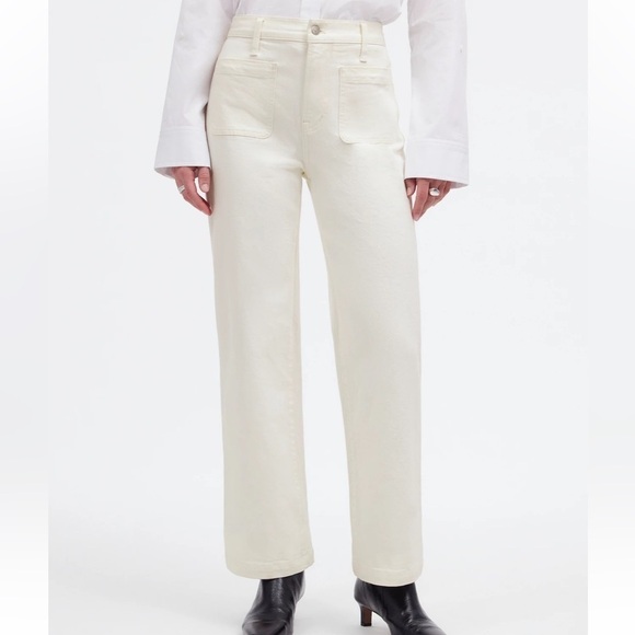 Madewell The Emmett Wide-Leg Full Length Jean: Patch Pocket Edition - Picture 2 of 6